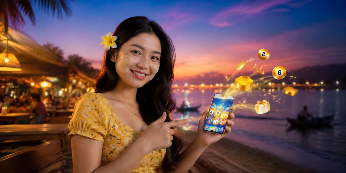 ငပလီပင်လယ်ကမ်းရိုးနီးရာ 3D လော့ကီးဂိမ်းကစားခြင်း